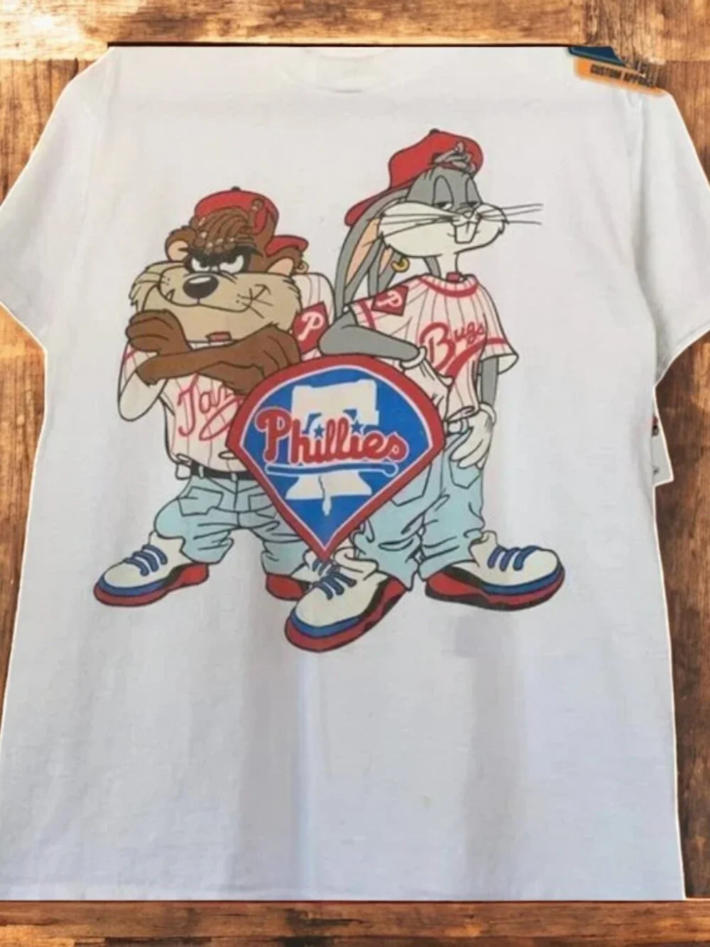 Vintage 90s MLB Philadelphia Phillies Looney Tunes Shirt, Philadelphia Phillies